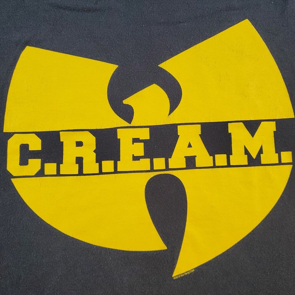 Vintage Optima WU-Tang T-Shirt Short Sleeve Size Medium Black - Picture 16 of 16